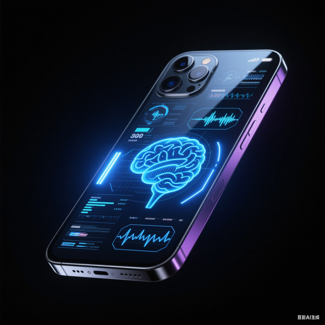 生物动能供电 + 脑波操控手机