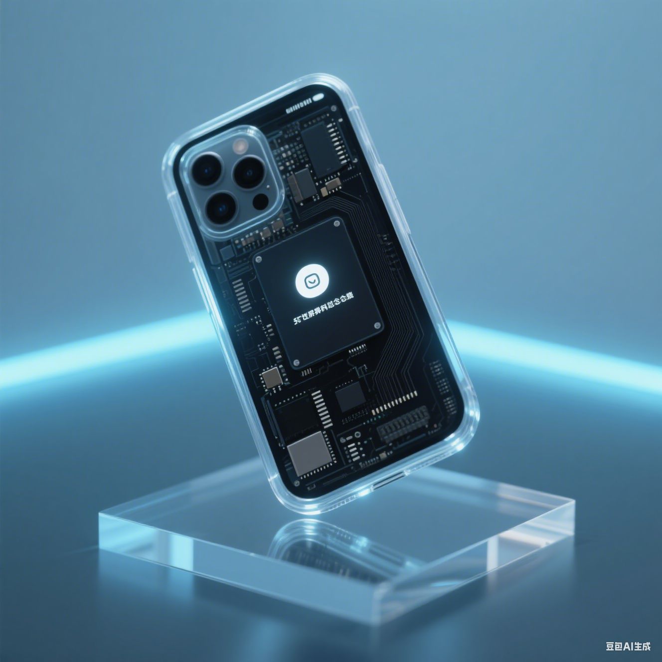 量子加密 + 透明屏概念手机